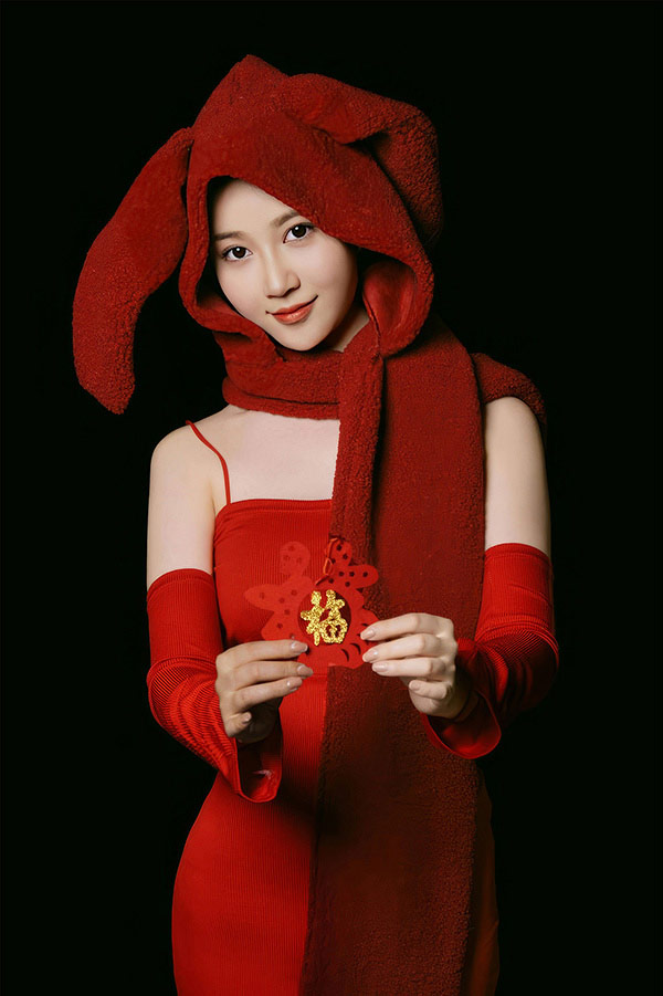 极品女神年年 拜年兔无圣光美图